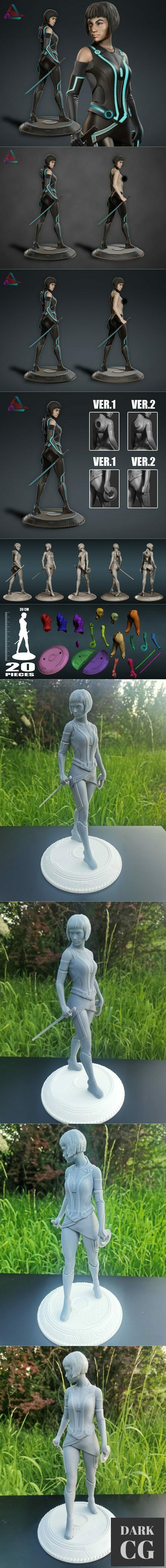 3D Model Quorra Tron Aliance 3D Print