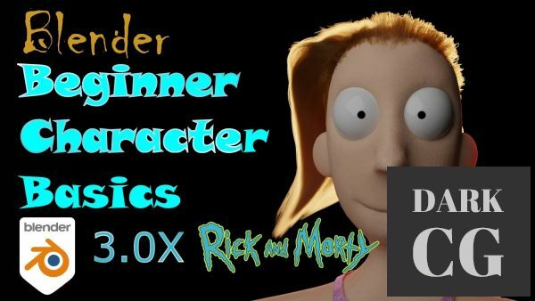 Blender Beginner Character Basics Stylized Characters with Realistic Hair