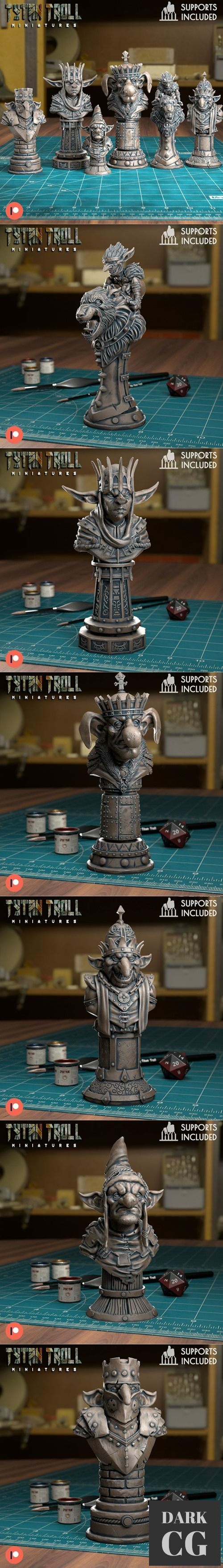 Goblin Chess Set – 3D Print