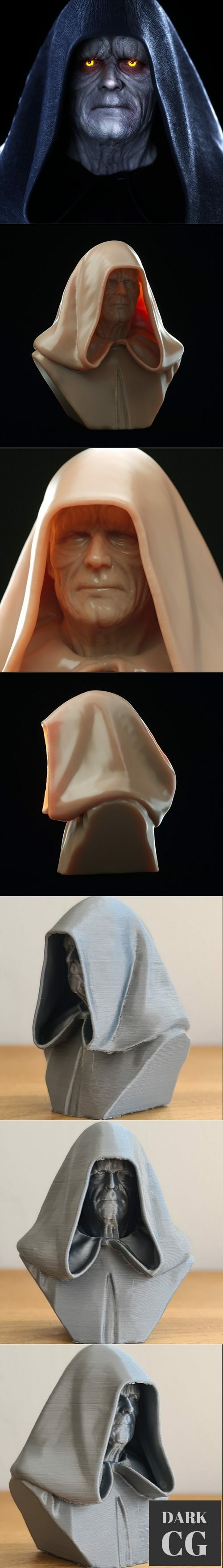 3D Model Emperor Pelpatine 3D Print