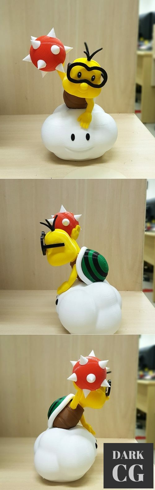 Lakitu from Mario games - Multi-color – 3D Print