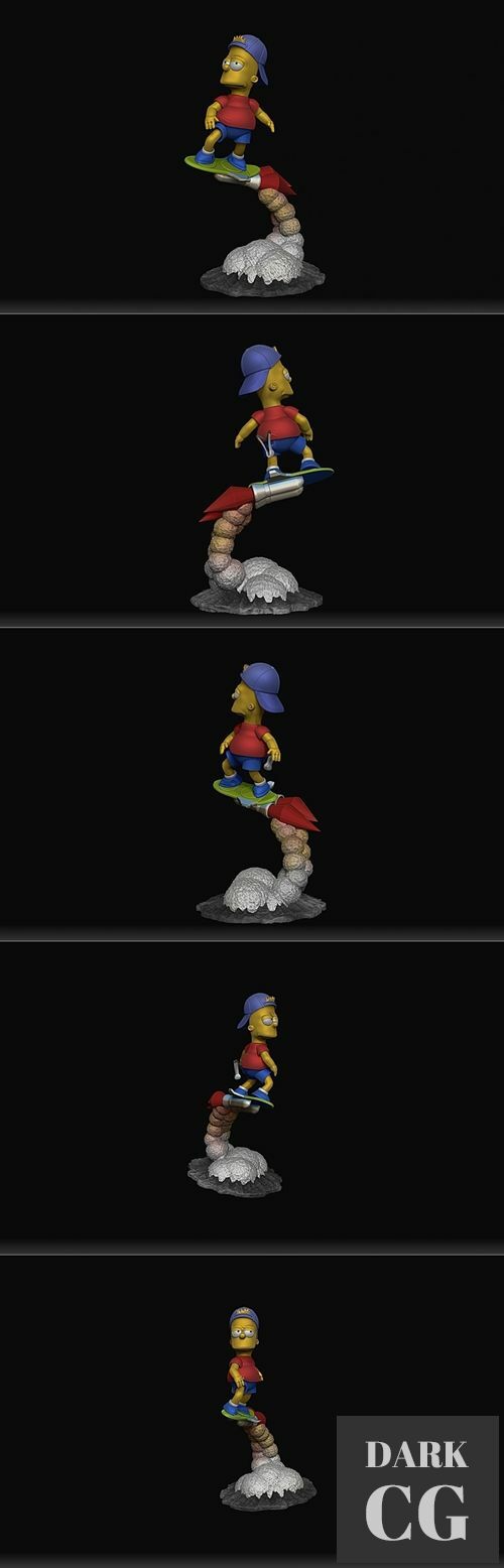 3D Model Simpsons Bart 3D Print