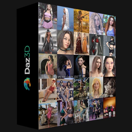 DAZ3D Poser Bundle 1 November 2021