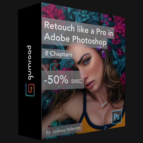 Gumroad Retouch like a Pro in Adobe Photoshop By Valentine Studios