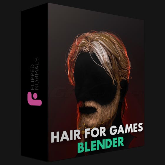 Flipped Normals Creating Hair for Games in Blender