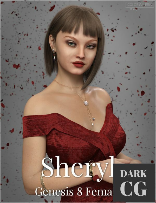 Sheryl for Genesis 8 Female Daz3D, Poser: Sheryl for Genesis 8 Female