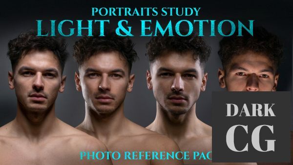 Portraits Study Light Emotion Photo Reference Pack 797 JPEGs