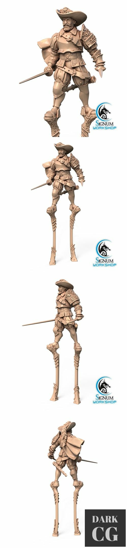 3D Model Chevalier de Batz 3D Print