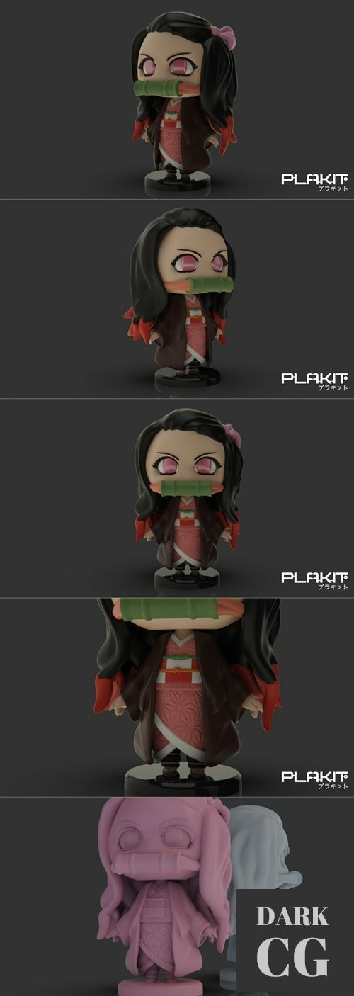 PlaKit Demon Slayer Nezuko – 3D Print