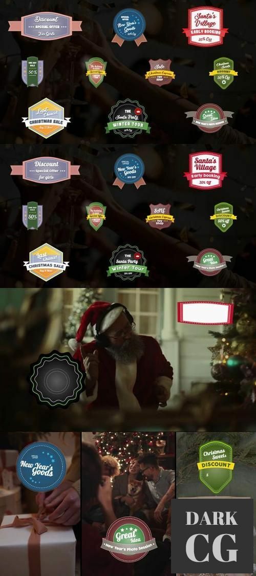 Christmas Sales Badges After Effects 35059152