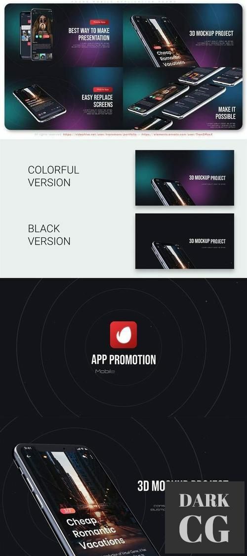 Phone Mobile Application Promo 35002489