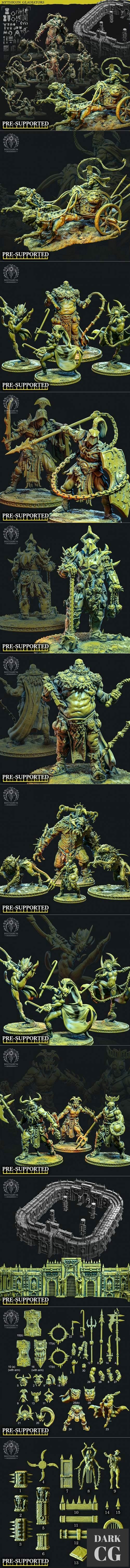 Bestiarum - Mythicon Gladiators – 3D Print
