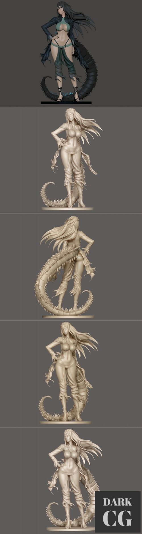 Godzilla - Gojira - Anime Girl - Waifu – 3D Print
