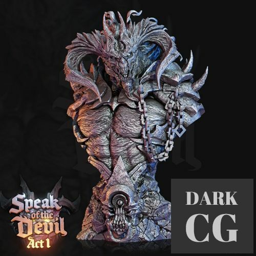 Azael, Pit Lord - BUST – 3D Print