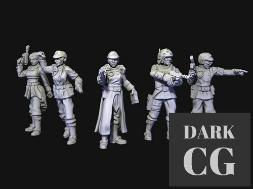 Interstelar Officers – 3D Print