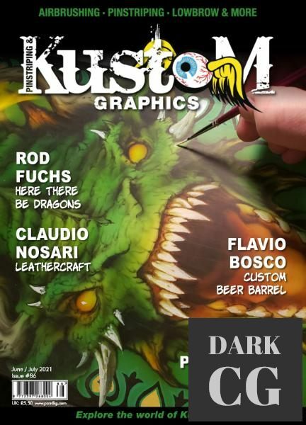 Pinstriping Kustom Graphics English Edition June July 2021 True PDF