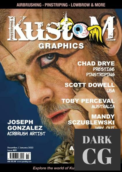 Pinstriping Kustom Graphics English Edition December 2021 January 2022 True PDF