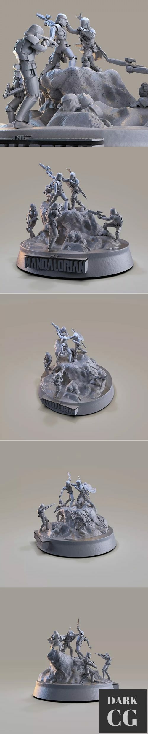 Mandalorian Battle – 3D Print