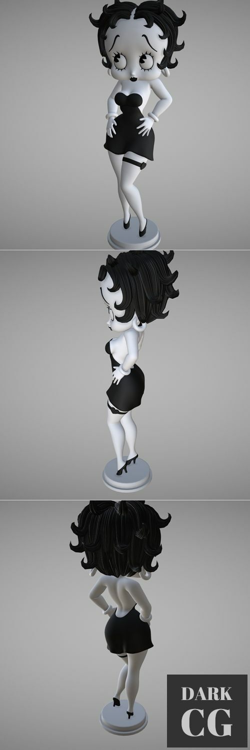 Betty Boop – 3D Print
