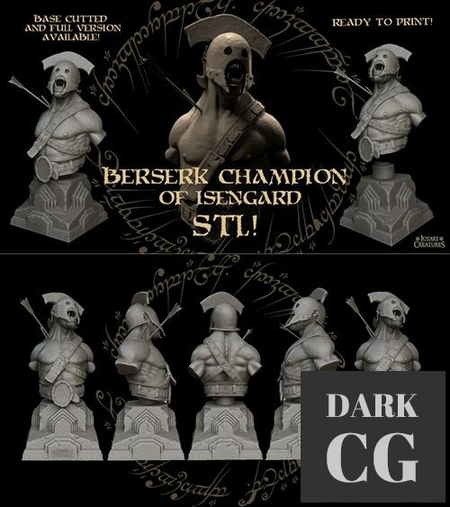 3D Model Berserk champion of Isengard 3D Print