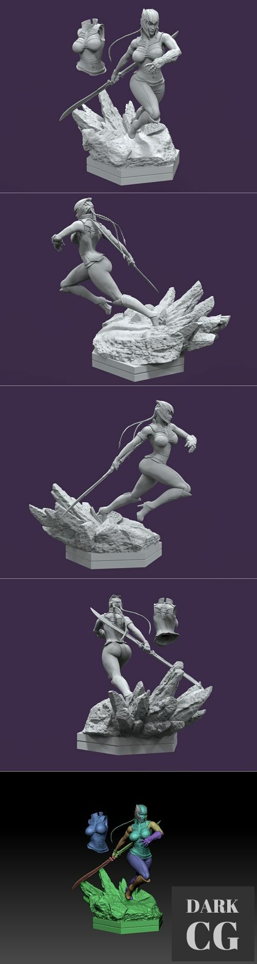 Lady thanos  – 3D Print