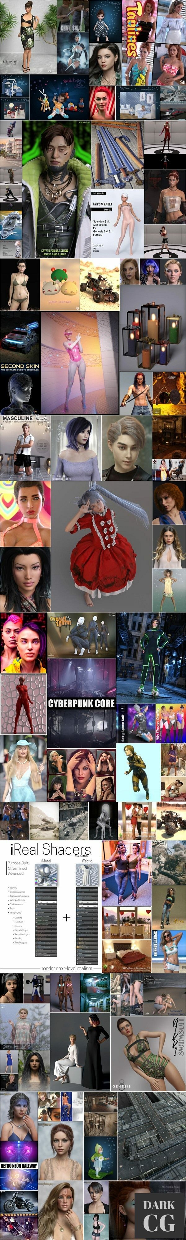 Daz 3D Poser Bundle 3 December 2021