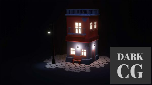 Create Low Poly House in Blender
