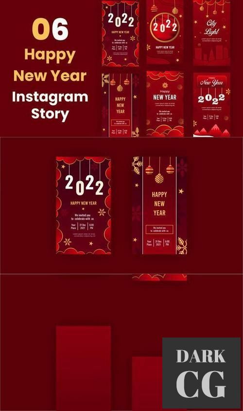 Happy New Year Instagram Story 35216167