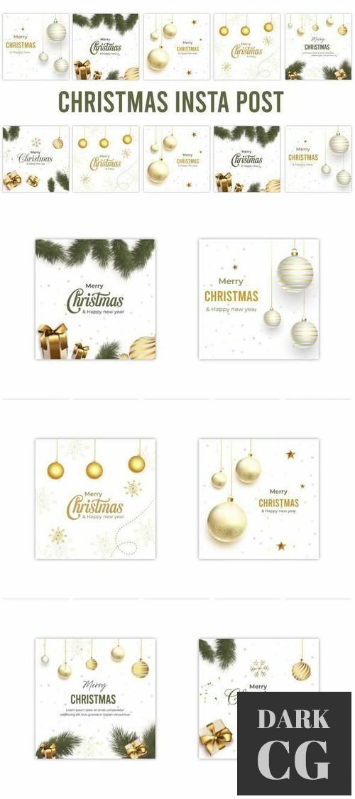 Christmas Social Media Post Pack 35215548