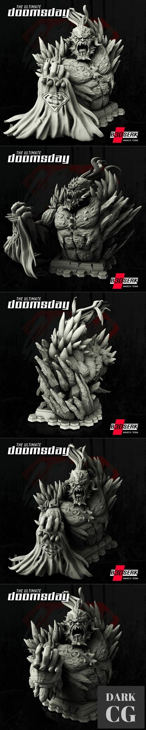 Doomsday Bust – 3D Print