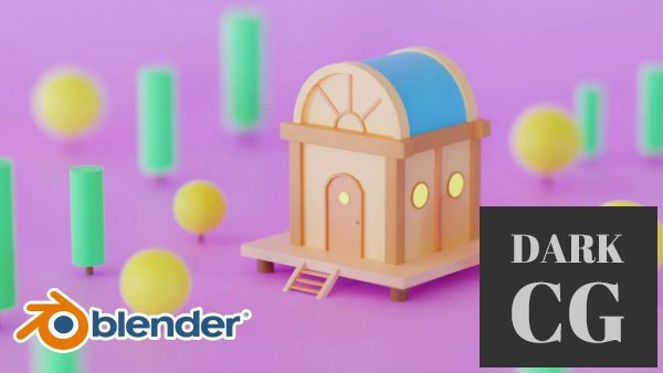 Blender 3D Easy Home in the Woods