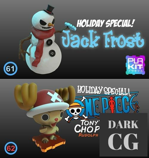 Holiday special  jack frost and onepiece chopper! – 3D Print