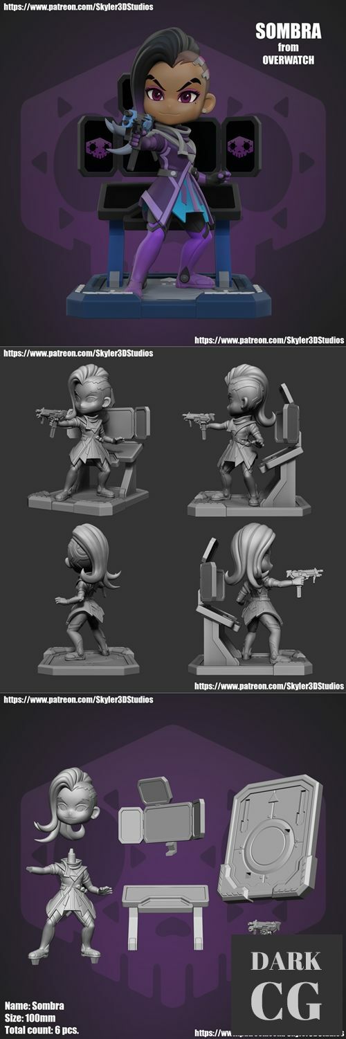 3D Model Sombra 3D Print