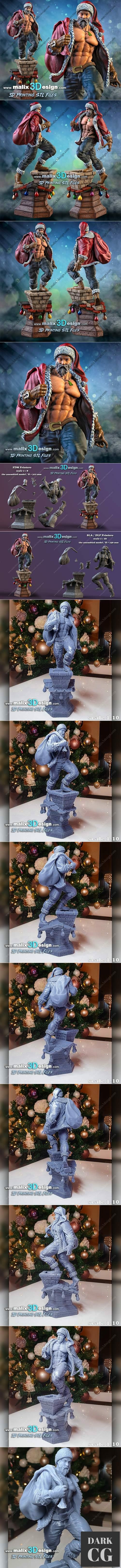 3D Model SANTA 2020 3D Print