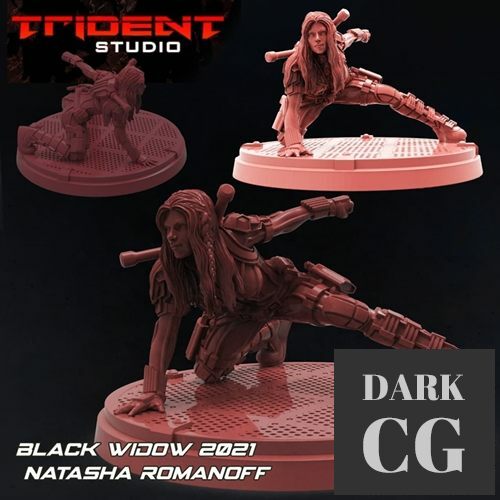 Black Widow Pose B – 3D Print