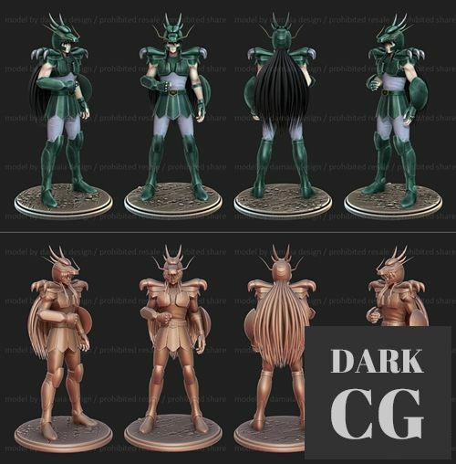 Classic Shiryu Dragon – 3D Print