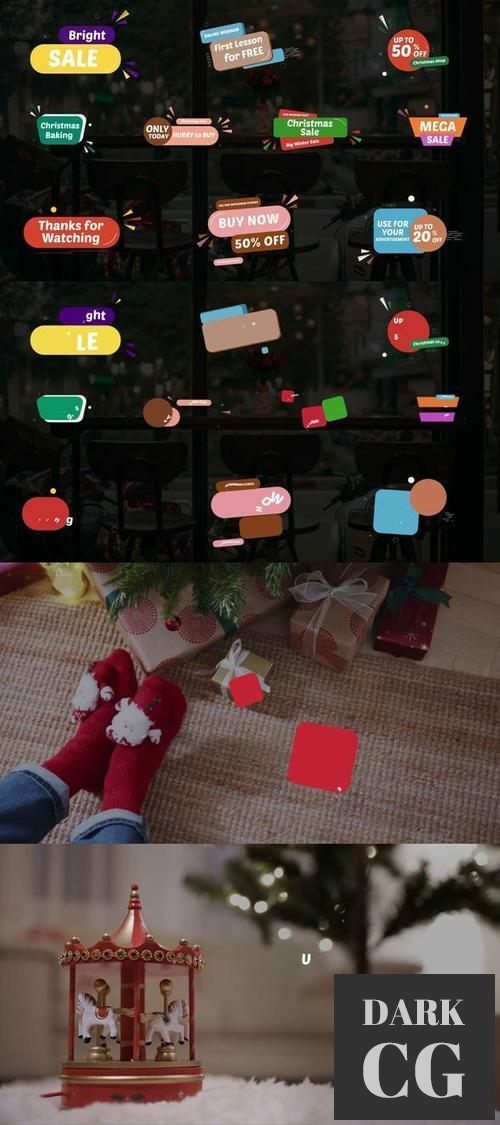 Christmas Mega Sale Titles || After Effects 35244898