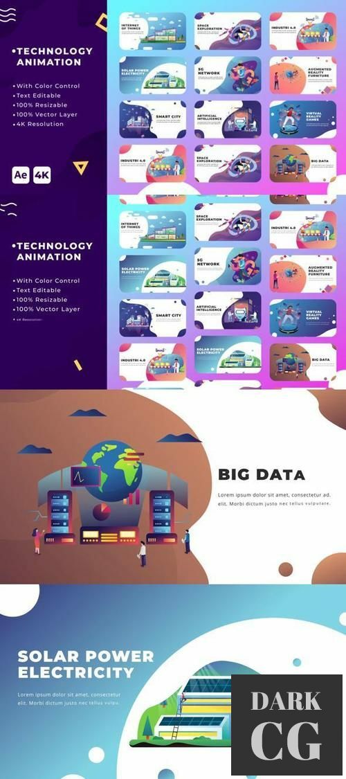 Technology Animation | After Effects 35244136
