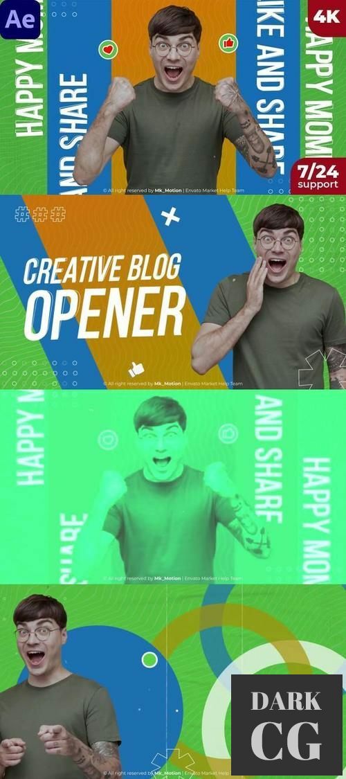 Colorful YouTube Blog Intro 35211719