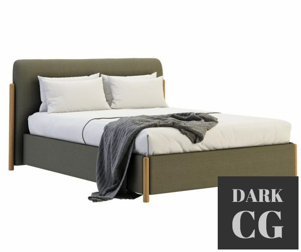 3D Model Flag Bed by Bolzan Letti