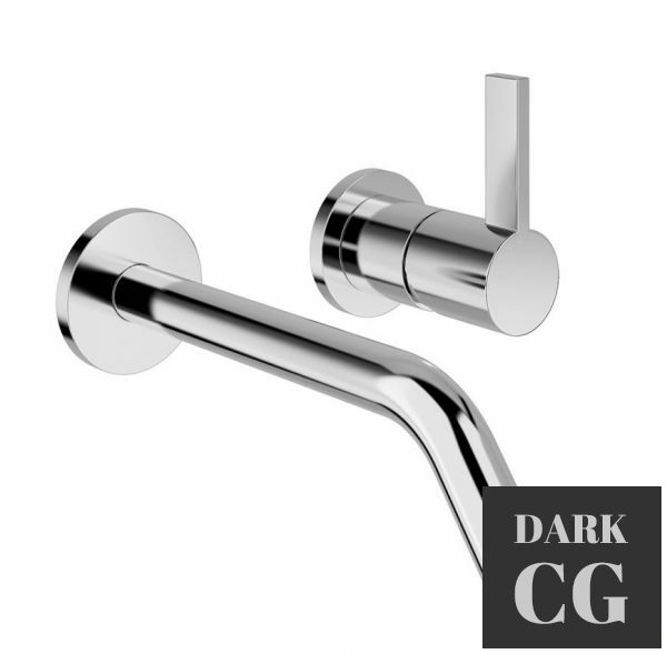 Kartell Concealed Single Lever Basin Mixer 175 mm by Laufen