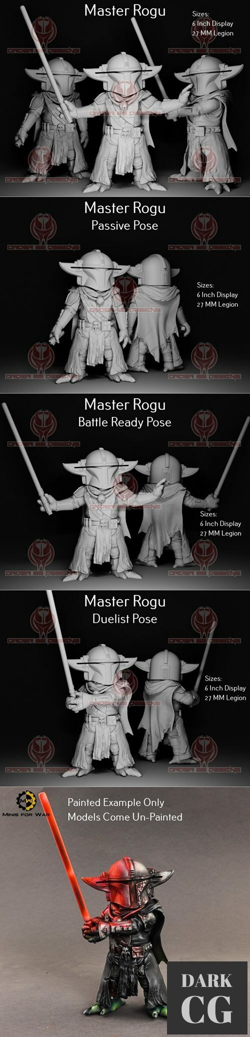 Master Rogu Legion Scale Only – 3D Print