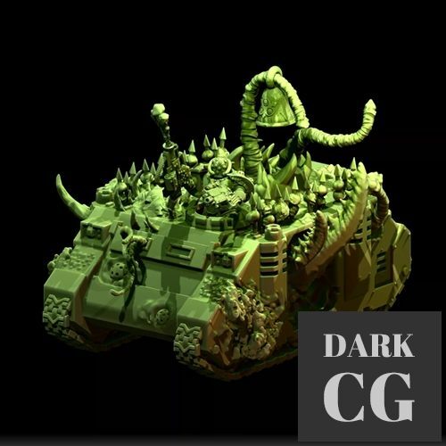 Tank with Flu – 3D Print