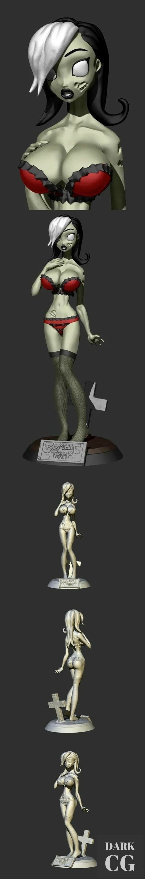 Zombie Tramp – 3D Print