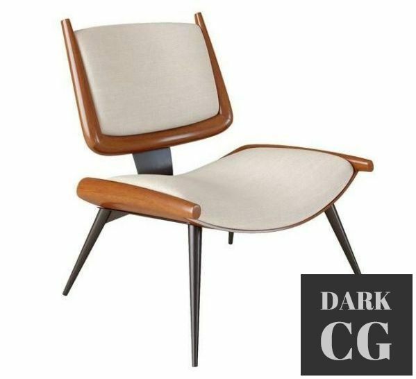 3D Model ANTIBES ACCENT CHAIR