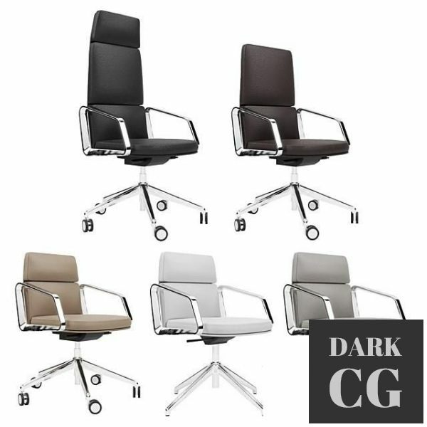 3D Model Lead open armrests