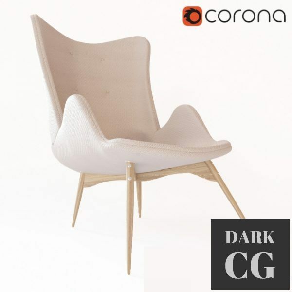 3D Model Simple Chair