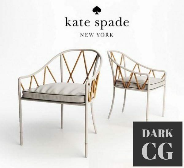 3D Model Halsey chair Kate Spade