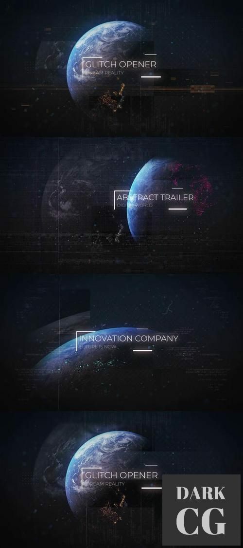 Technology Glitch Earth Titles 35205433