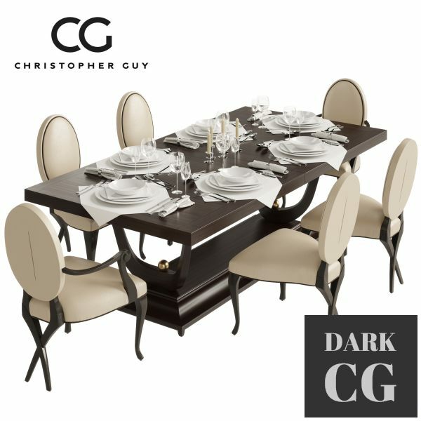 3D Model Christopher guy Fontaine 76 0103